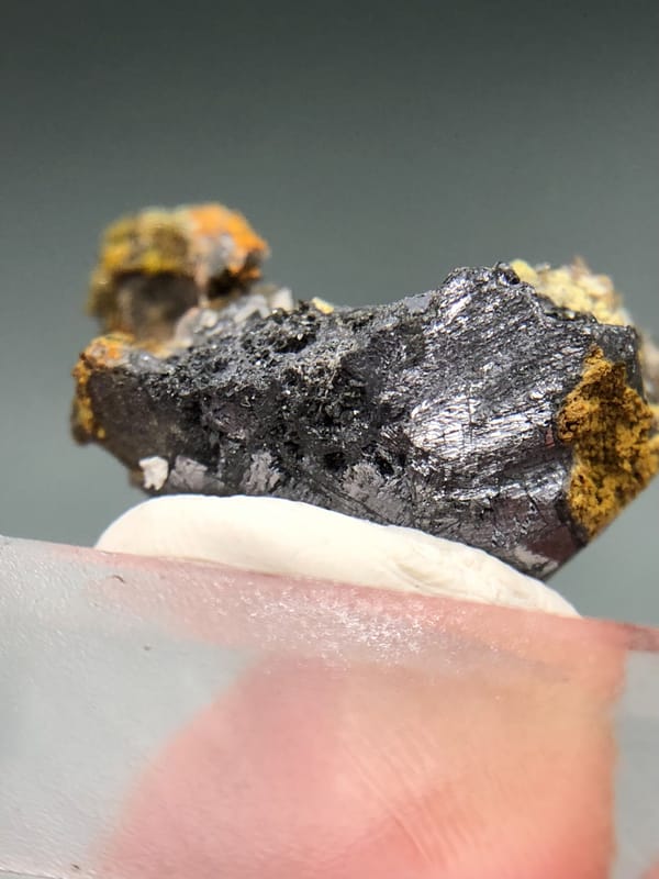 Cerussite from Lianping, Guangdong, China, individual mineral specimen view 8