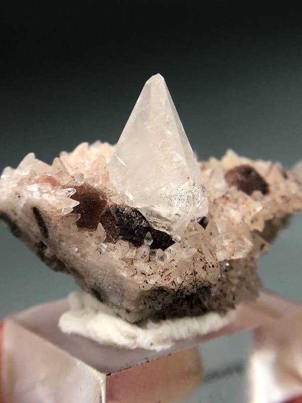Calcite from Daye, Hubei, China, individual mineral specimen view 3