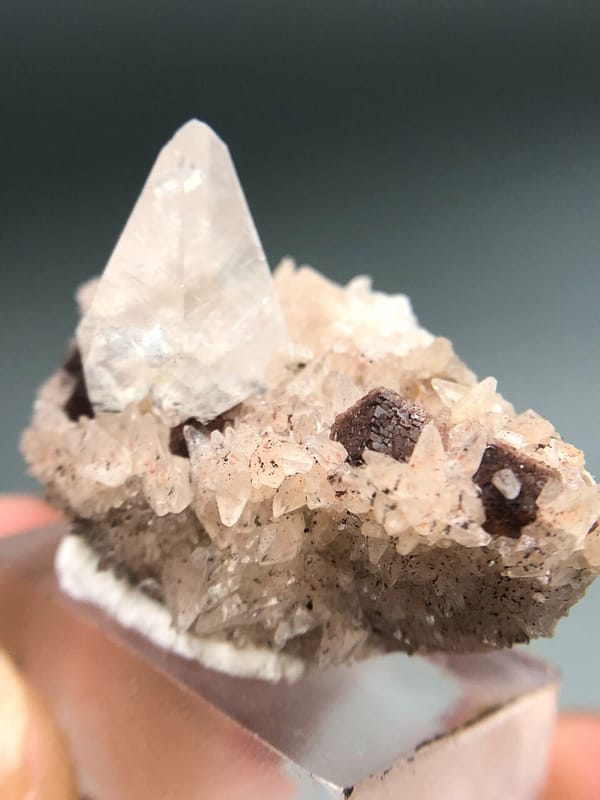 Calcite from Daye, Hubei, China, individual mineral specimen view 4