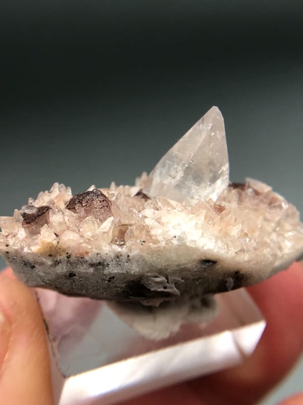 Calcite from Daye, Hubei, China, individual mineral specimen view 5