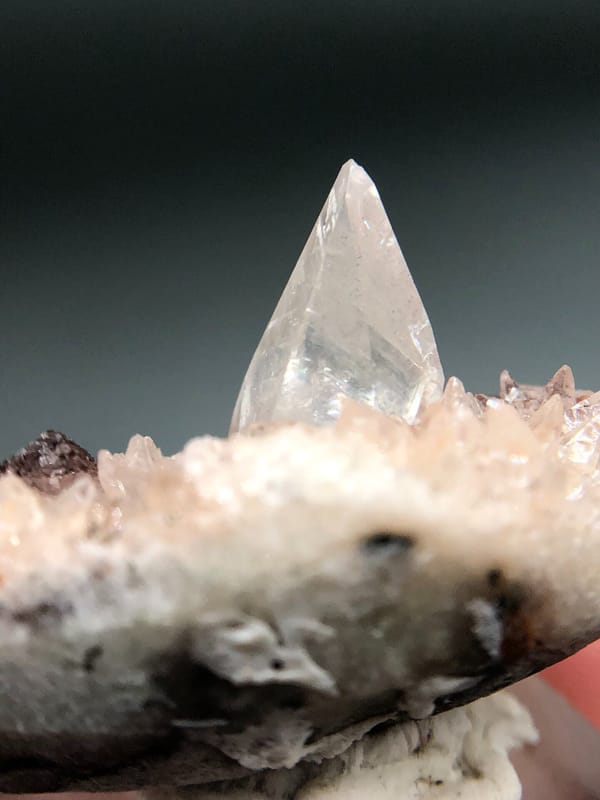 Calcite from Daye, Hubei, China, individual mineral specimen view 6