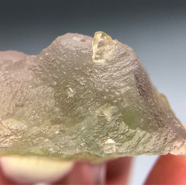 Fluorite from Ninghua, Fujian, China, individual mineral specimen view 4