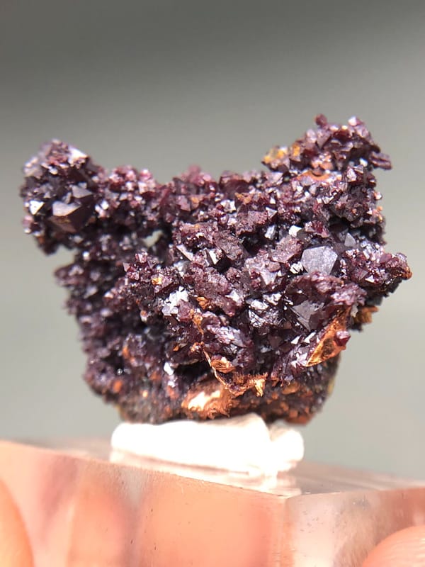 Cuprite from Anhui, China, individual mineral specimen view 1