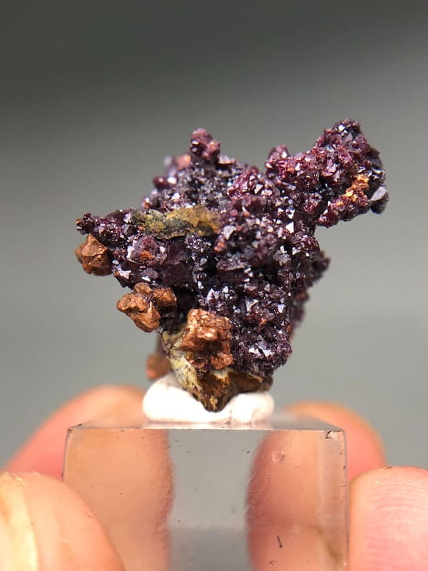 Cuprite from Anhui, China, individual mineral specimen view 3