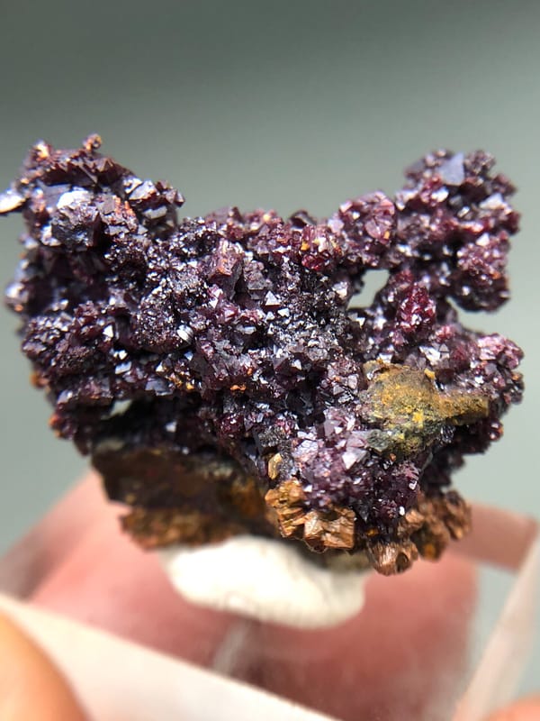 Cuprite from Anhui, China, individual mineral specimen view 4