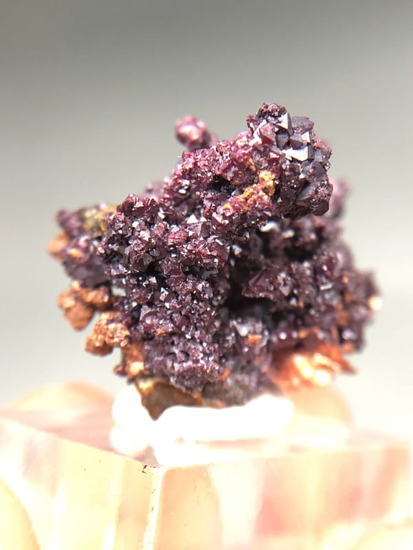 Cuprite from Anhui, China, individual mineral specimen view 6