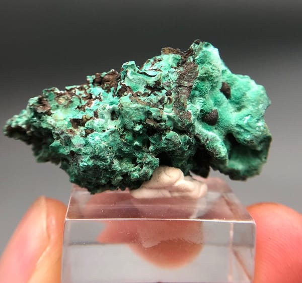 Azurite from Anhui, China, individual mineral specimen view 3