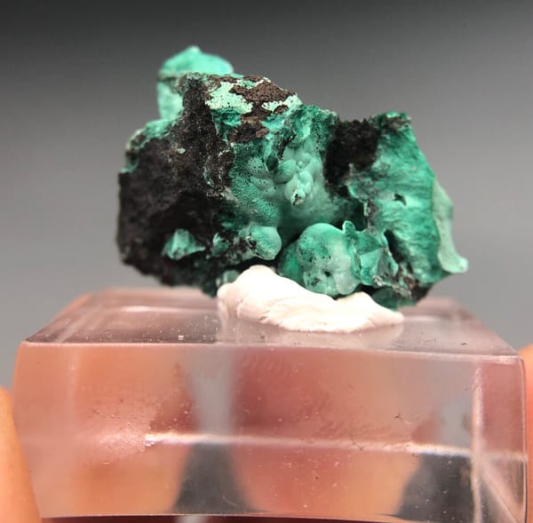 Azurite from Anhui, China, individual mineral specimen view 6