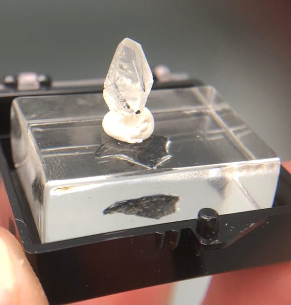 Calcite from Hunan, China, individual mineral specimen view 7