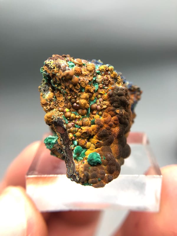 Limonite from Anhui, China, individual mineral specimen view 1