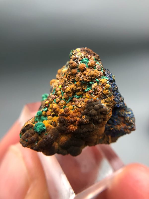 Limonite from Anhui, China, individual mineral specimen view 3