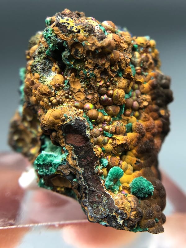 Limonite from Anhui, China, individual mineral specimen view 4
