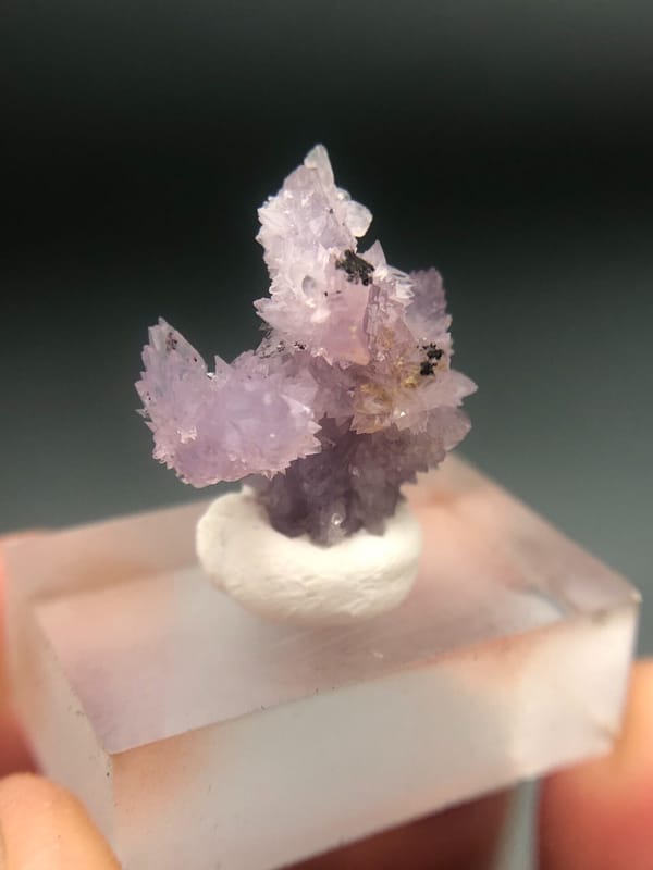 Creedite from Guizhou, China, individual mineral specimen view 2