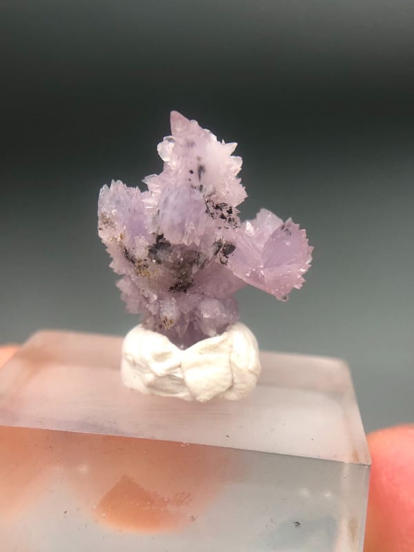 Creedite from Guizhou, China, individual mineral specimen view 3