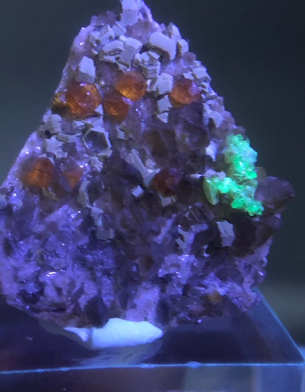 Spessartine from Fujian, China, individual mineral specimen view 2