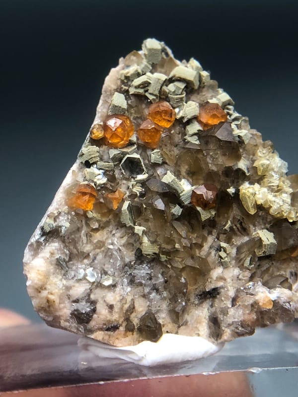 Spessartine from Fujian, China, individual mineral specimen view 3