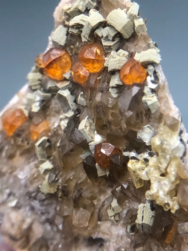 Spessartine from Fujian, China, individual mineral specimen view 4