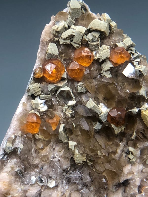 Spessartine from Fujian, China, individual mineral specimen view 5