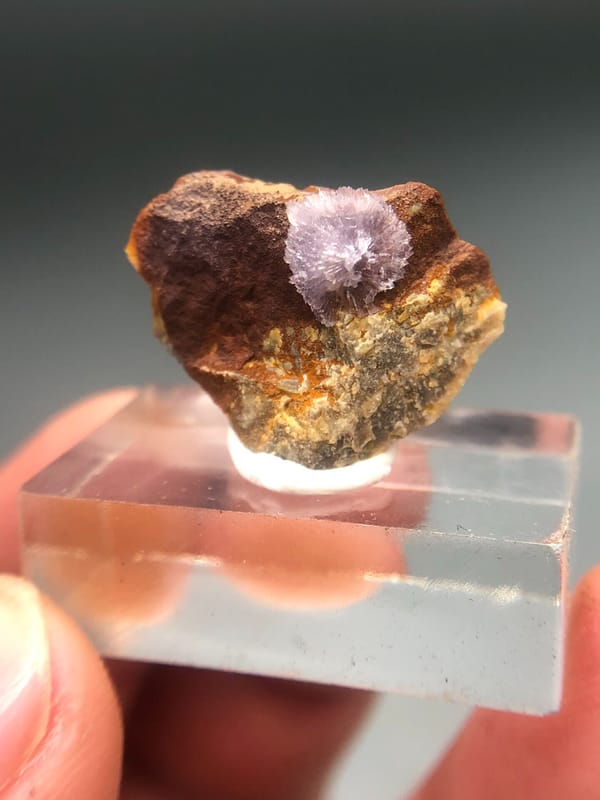 Creedite from Guizhou, China, individual mineral specimen view 1