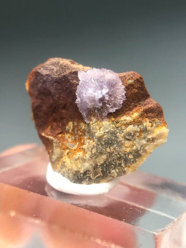 Creedite from Guizhou, China, individual mineral specimen view 2