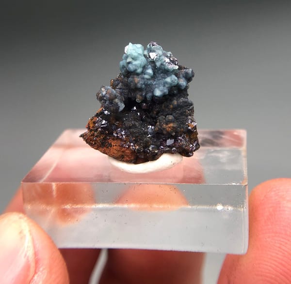 Cuprite from Anhui, China, individual mineral specimen view 1