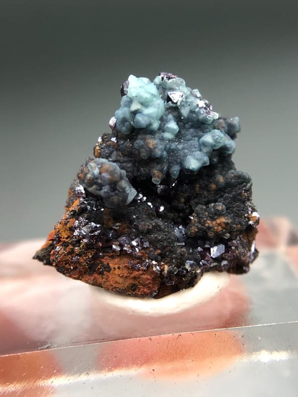 Cuprite from Anhui, China, individual mineral specimen view 2