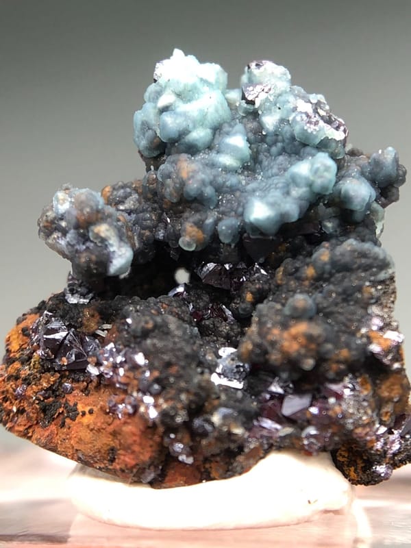 Cuprite from Anhui, China, individual mineral specimen view 4