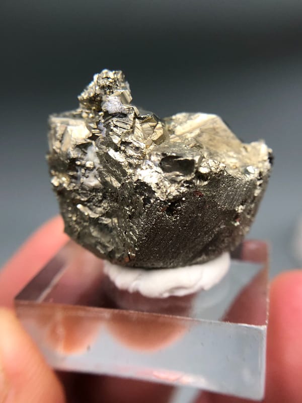 Pyrite from Peru, individual mineral specimen view 7