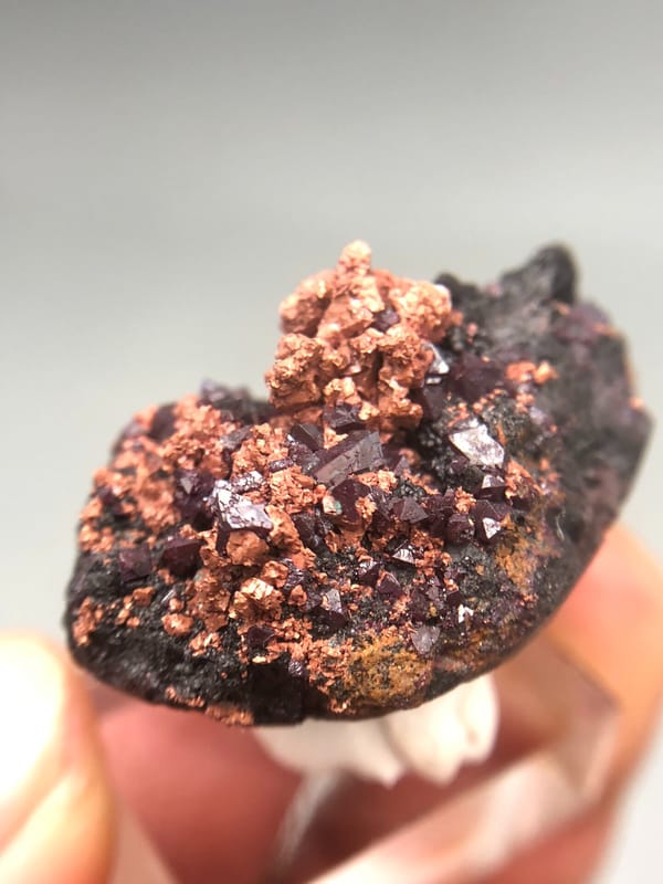 Native copper from Anhui, China, individual mineral specimen view 4