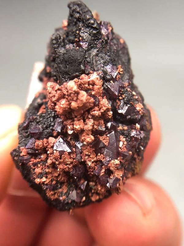 Native copper from Anhui, China, individual mineral specimen view 5