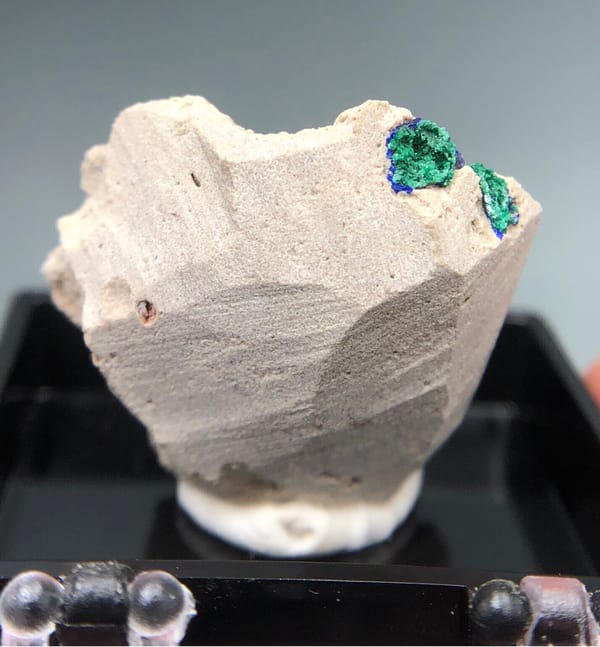 Azurite from Morocco, individual mineral specimen view 6