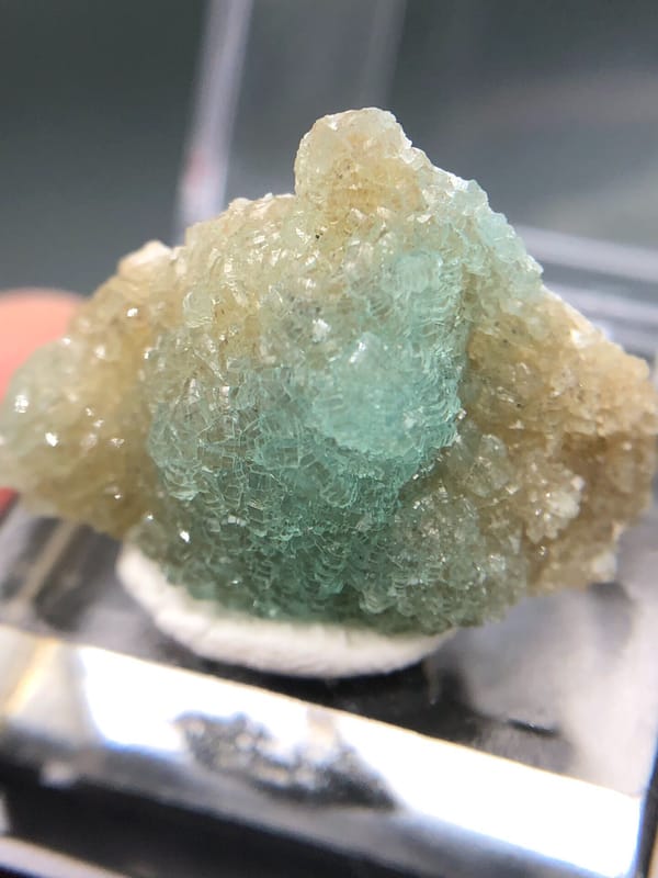 Hemimorphite from Yunnan, China, individual mineral specimen view 2