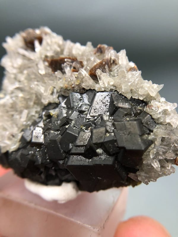 Helvine from Inner Mongolia, China, individual mineral specimen view 2