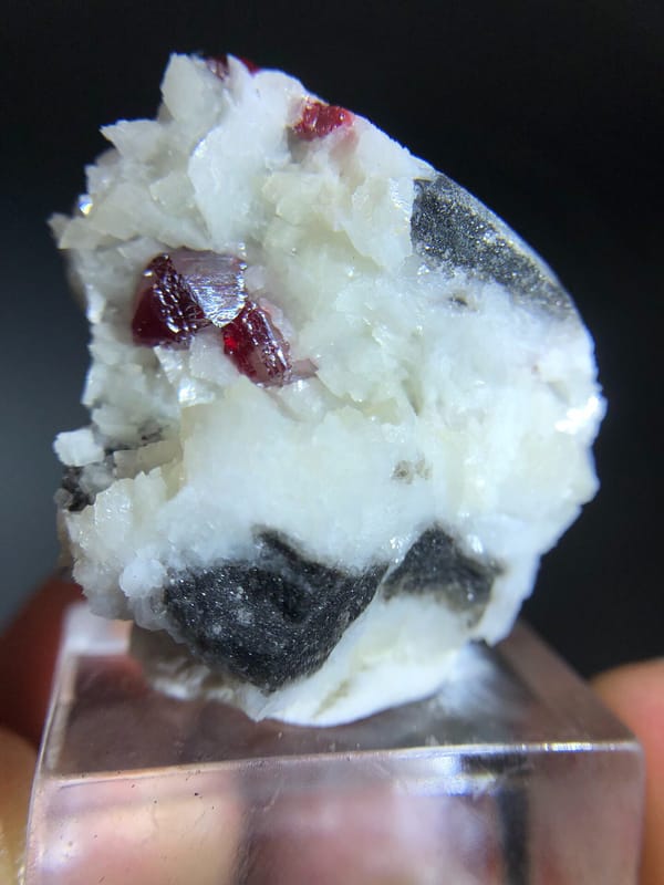 Cinnabar from Guizhou, China, individual mineral specimen view 2