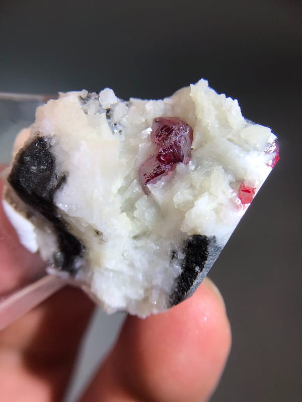 Cinnabar from Guizhou, China, individual mineral specimen view 4