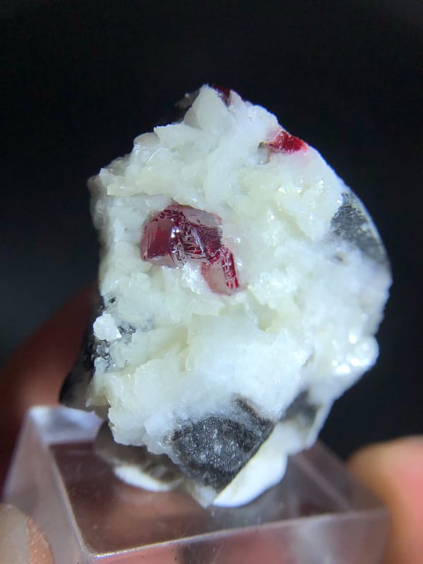 Cinnabar from Guizhou, China, individual mineral specimen view 5