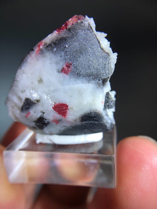 Cinnabar from Guizhou, China, individual mineral specimen view 6