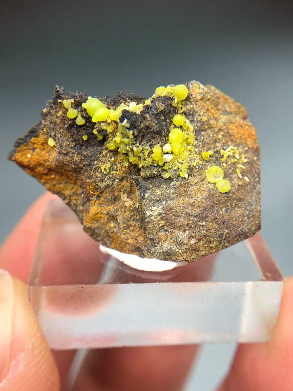 Pyromorphite from Guangxi, China, individual mineral specimen view 1