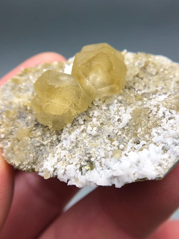 Calcite from Bijie, Guizhou, China, individual mineral specimen view 4