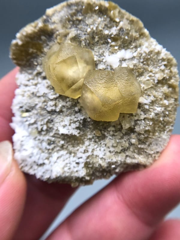 Calcite from Bijie, Guizhou, China, individual mineral specimen view 5