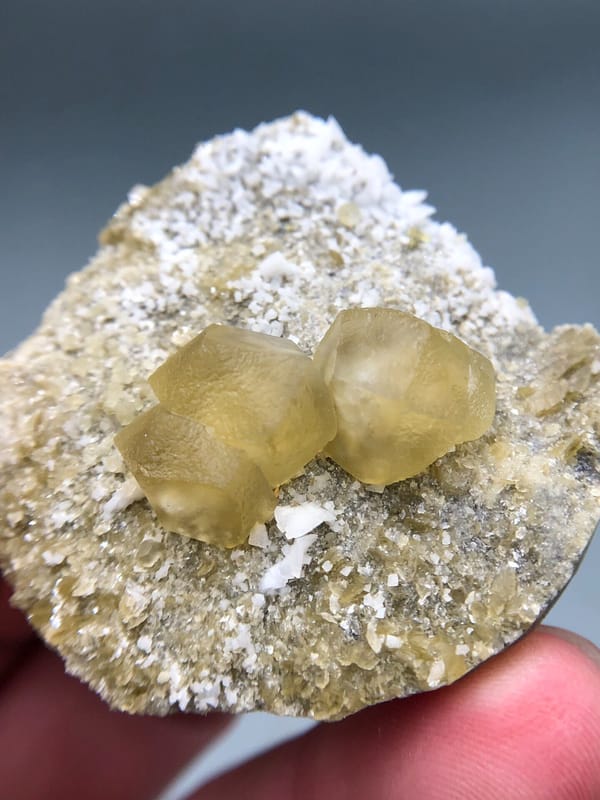 Calcite from Bijie, Guizhou, China, individual mineral specimen view 7