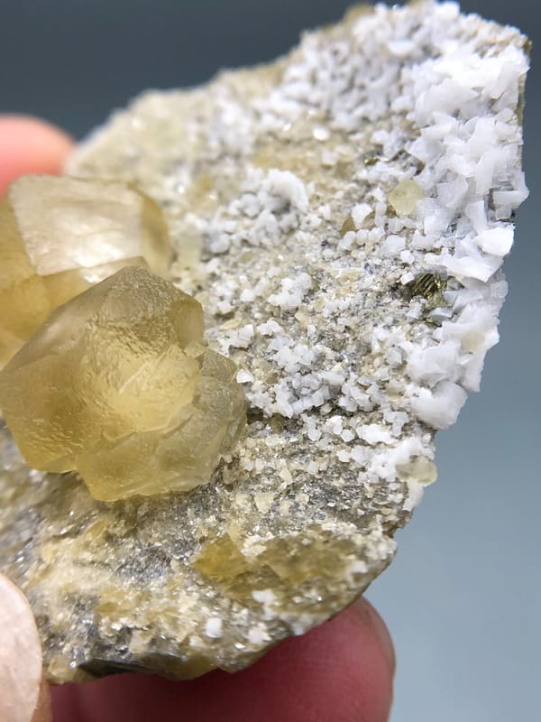 Calcite from Bijie, Guizhou, China, individual mineral specimen view 8