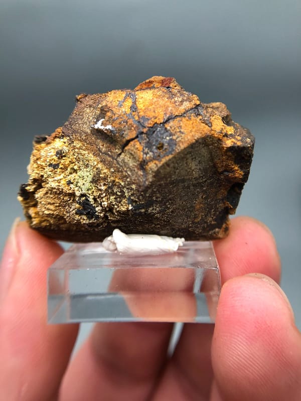 Wulfenite from Guangxi, China, individual mineral specimen view 8