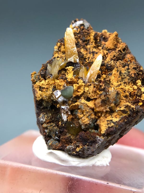 Wulfenite from Mexico, individual mineral specimen view 5