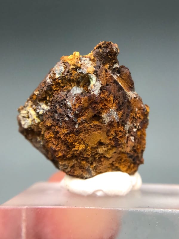 Wulfenite from Mexico, individual mineral specimen view 6