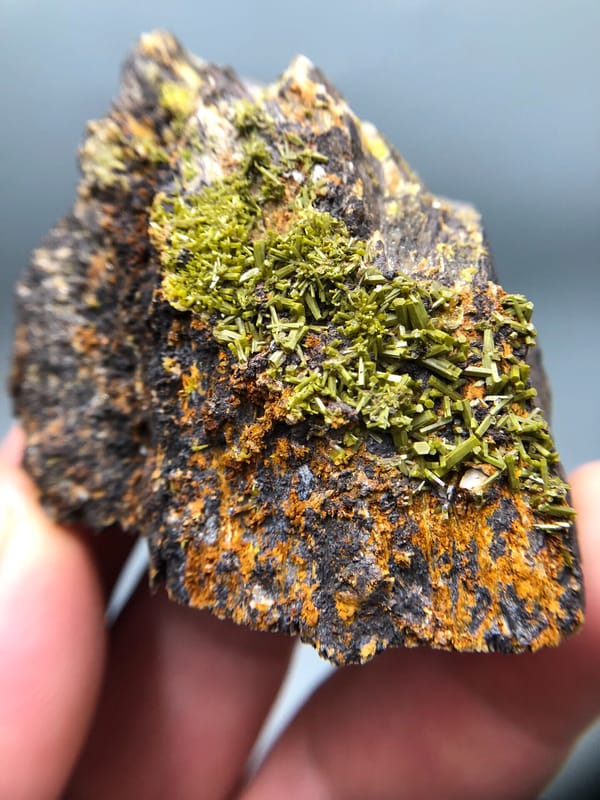 Pyromorphite from Guangxi, China, individual mineral specimen view 1