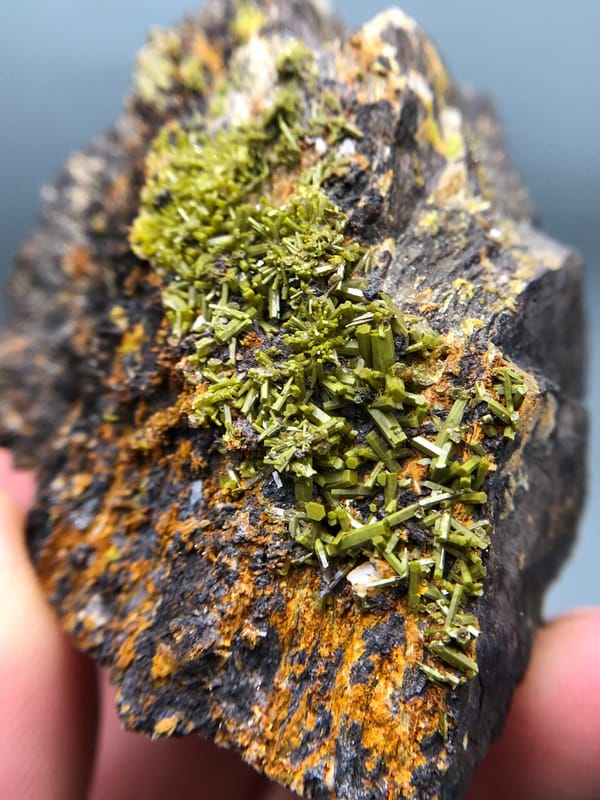 Pyromorphite from Guangxi, China, individual mineral specimen view 2