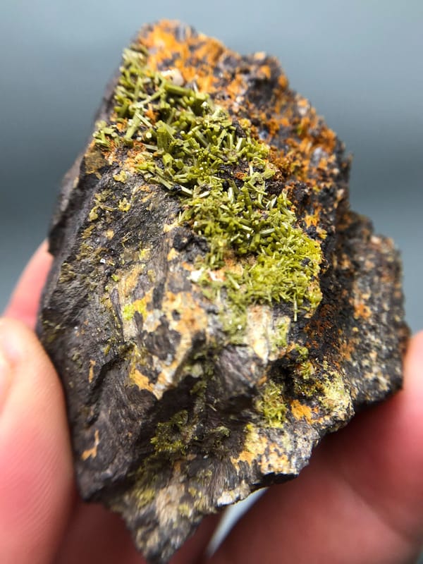 Pyromorphite from Guangxi, China, individual mineral specimen view 5