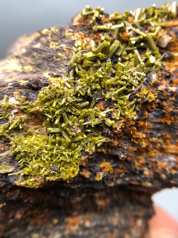 Pyromorphite from Guangxi, China, individual mineral specimen view 6