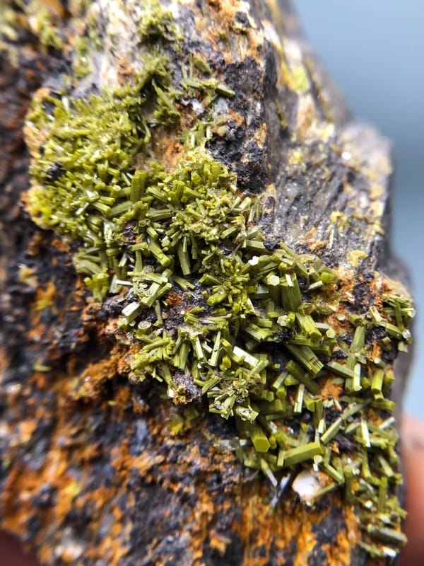 Pyromorphite from Guangxi, China, individual mineral specimen view 7